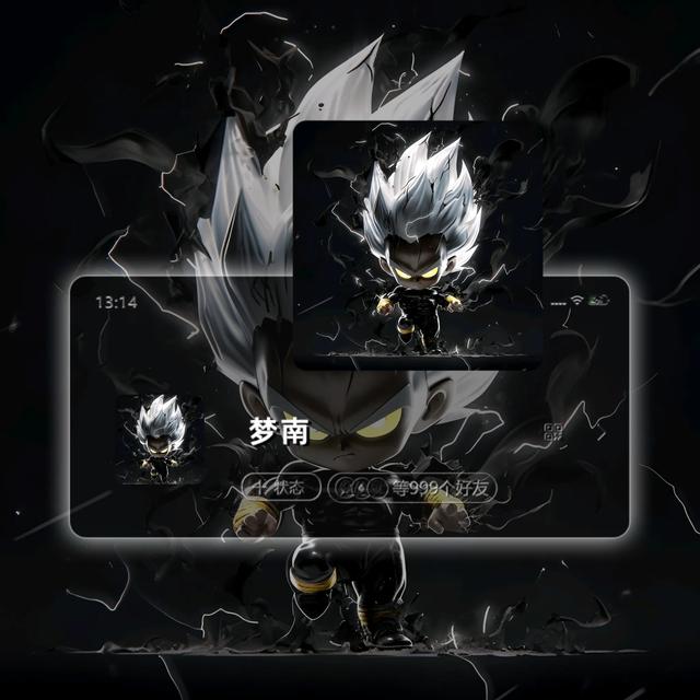 Q版迷你超级无敌赛亚人微信头像，赶快收藏起来吧