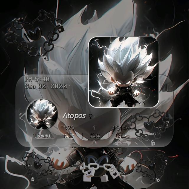 Q版迷你超级无敌赛亚人微信头像，赶快收藏起来吧