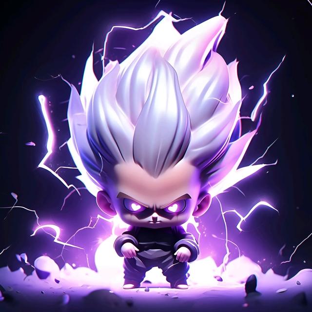 Q版迷你超级无敌赛亚人微信头像，赶快收藏起来吧