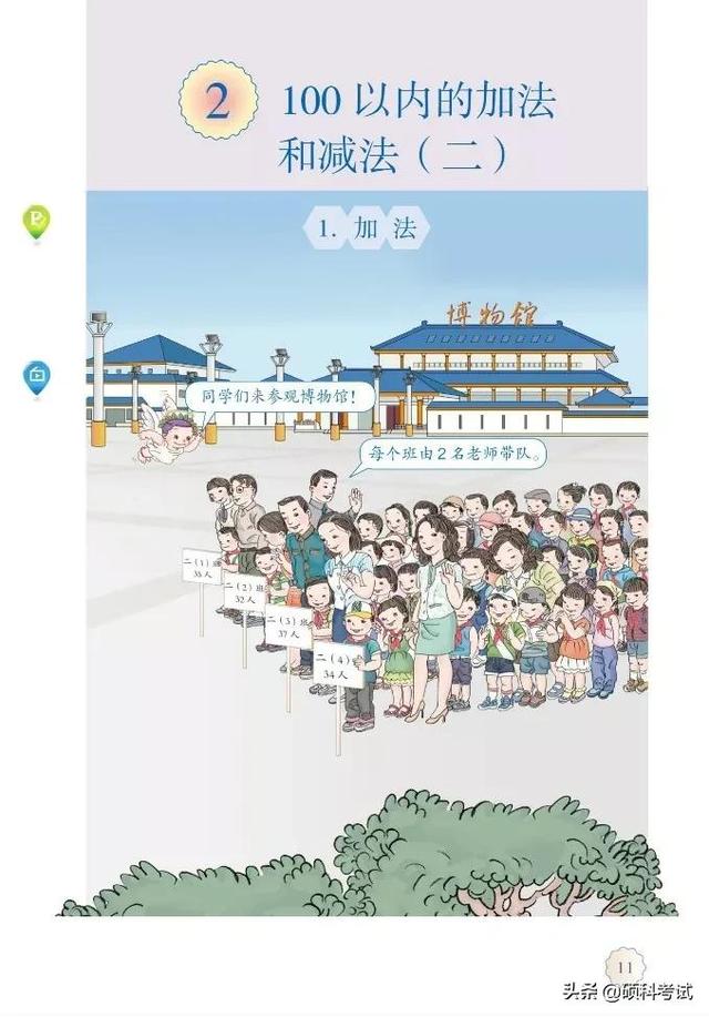 2021秋人教版数学二年级(上册)电子课本(高清版)