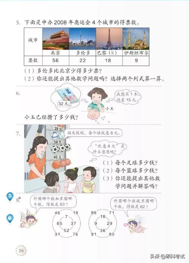2021秋人教版数学二年级(上册)电子课本(高清版)