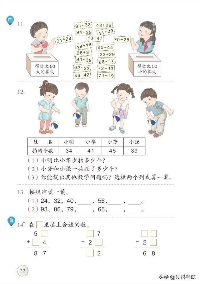 2021秋人教版数学二年级(上册)电子课本(高清版)