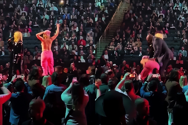 “摇滚天后”演讲时,赤裸上身女子闯入舞台,艾薇儿怒斥其下台