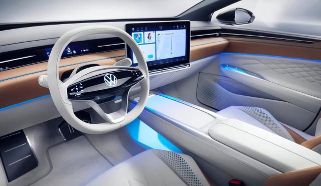 没白等！首批大众ID7实车曝光，凌渡外观，比亚迪内饰，叫板汉EV