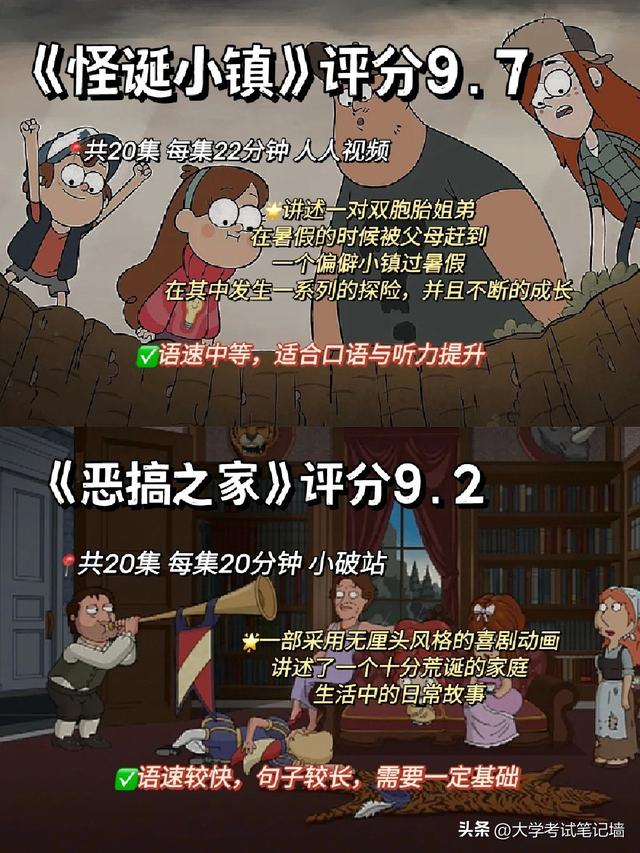 无痛提升英语 口碑炸裂的14部英语动画片