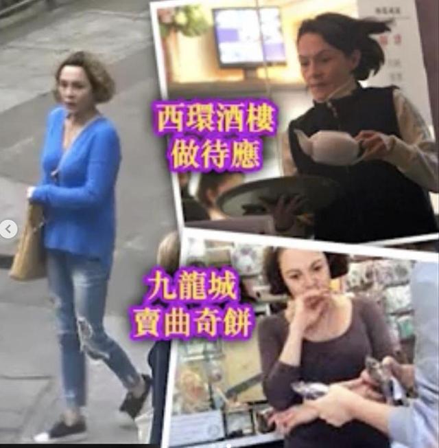 张柏芝母亲戴莎莉，年少怀孕，有过四段婚姻，曾经拍过三级片