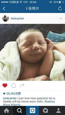 nick(后街男孩最小成员Nick当爹，曾交往希尔顿)