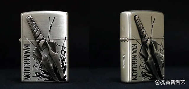 ZIPPO 携手《新世纪福音战士》打造朗基努斯之枪金属浮雕打火机