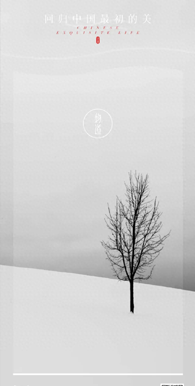 冬，一年的留白