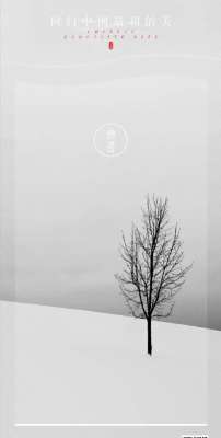 冬一(冬，一年的留白)