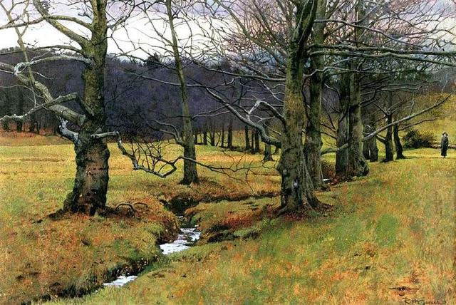 艺术家罗伯特·爱德华·麦金尼斯油画作品赏析