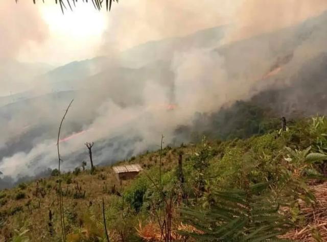 缅甸大其力空气污染严重,达到极差级别!当局开展紧急洒水行动