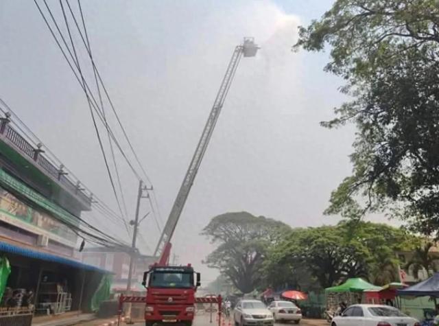 缅甸大其力空气污染严重,达到极差级别!当局开展紧急洒水行动