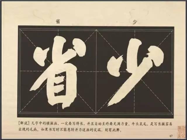 大字楷体榜书84法，值得收藏！