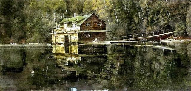 艺术家罗伯特·爱德华·麦金尼斯油画作品赏析