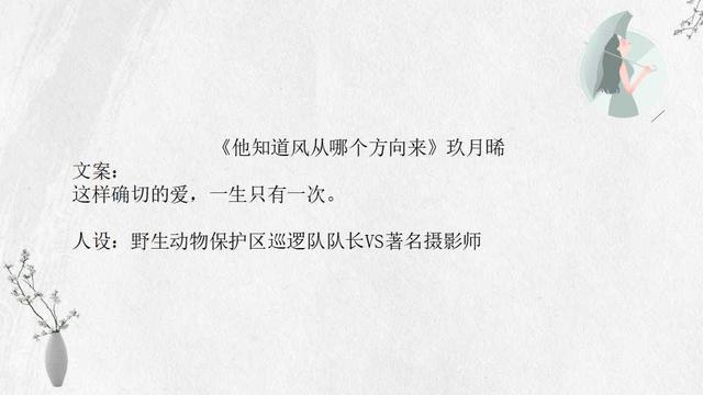 玖月晞19本小说集：除了《白色橄榄树》李瓒宋冉，你看过几本？