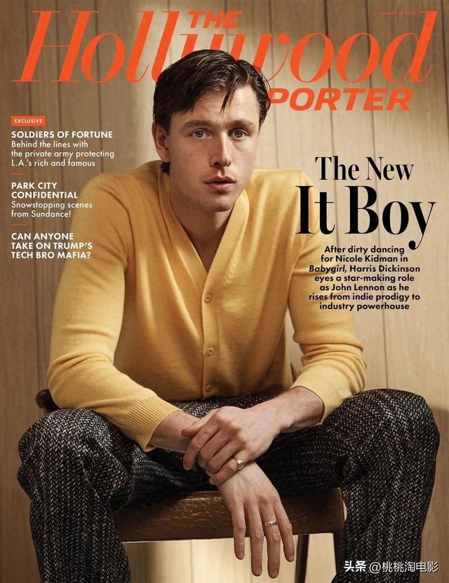 95后英伦男星哈里斯·迪金森杂志大片，忧郁文艺气质星途坦荡