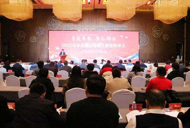 “菁英齐聚  智汇湖西”2025年单县籍百名博士新春座谈会召开