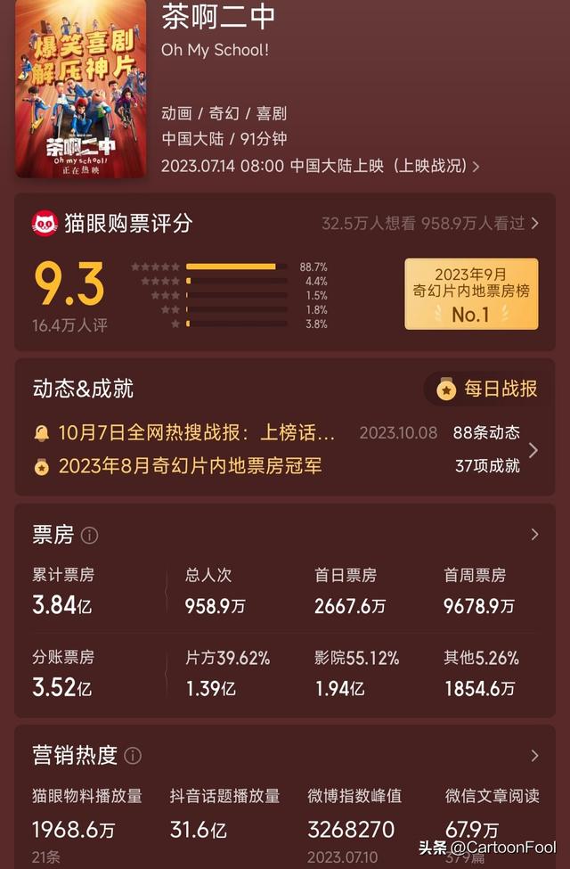 《茶啊二中》动画第五季定档7月21日，共8集，时隔6年终回归！