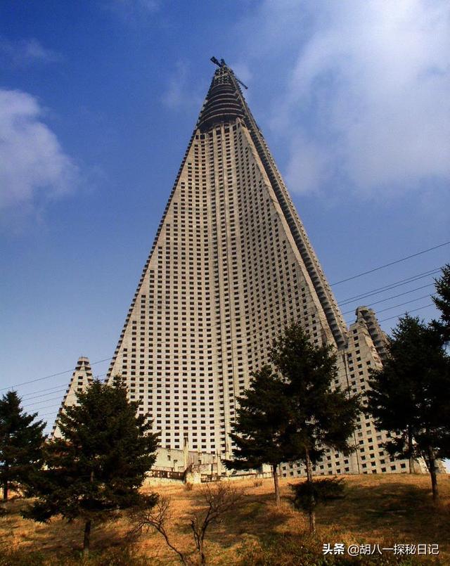朝鲜建设了30年的柳京饭店，外形像太空船，为何至今没有营业？