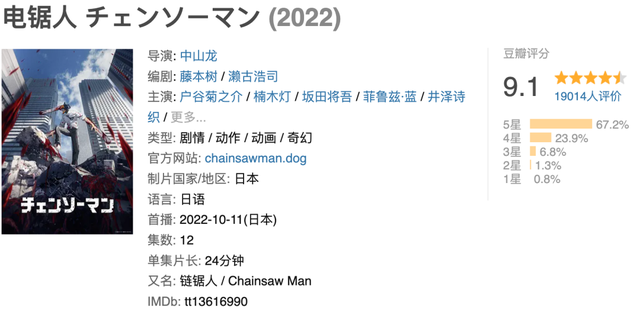 推荐几部豆瓣9分的成人动漫