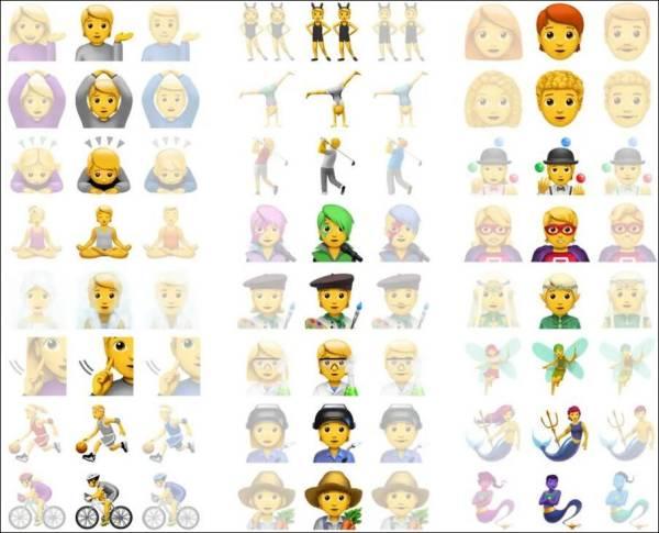 iOS上线“中性”表情，这下正确了吧？