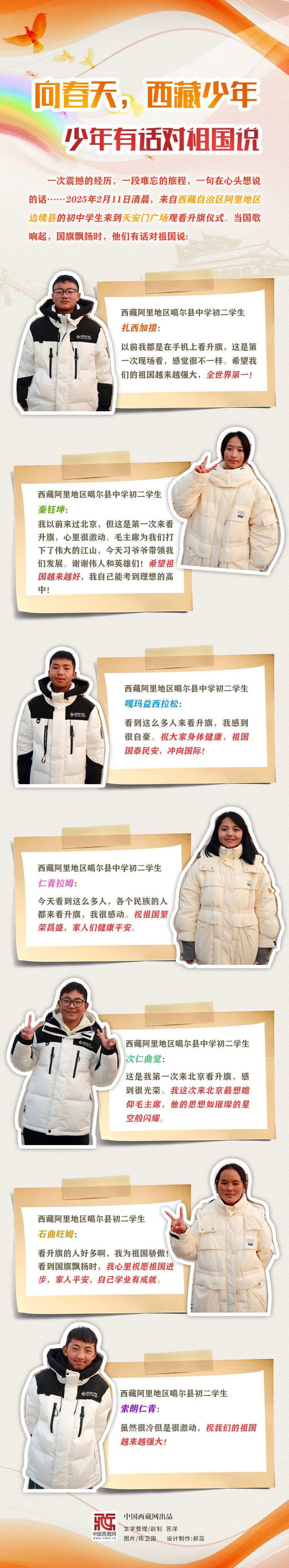 【向春天,西藏少年】少年有话对祖国说