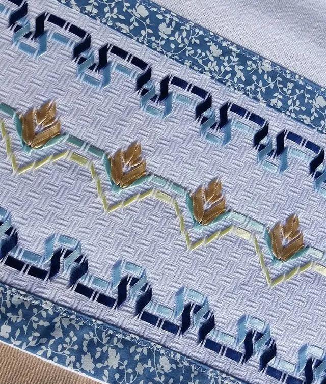 美不胜收的丝带绣,会不会针法都可学会,快收藏!附7款花叶针法