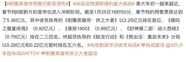 影版《神雕侠侣》上线，女主小龙女竟然被李莫愁艳压，黄蓉最美