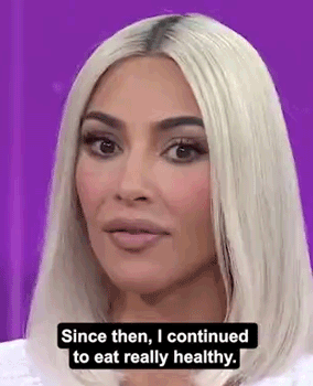 金·卡戴珊穿贴身裤秀“三色臀”,自爆连瘦19斤,否认撑坏梦露裙