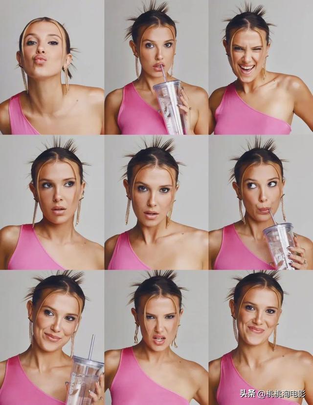 《怪奇物语》“小11”米莉·波比·布朗杂志大片,展现成熟外放形象