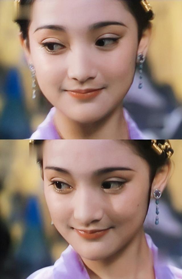 17岁的周迅，像个小精灵，粉嘟嘟的脸蛋好萌