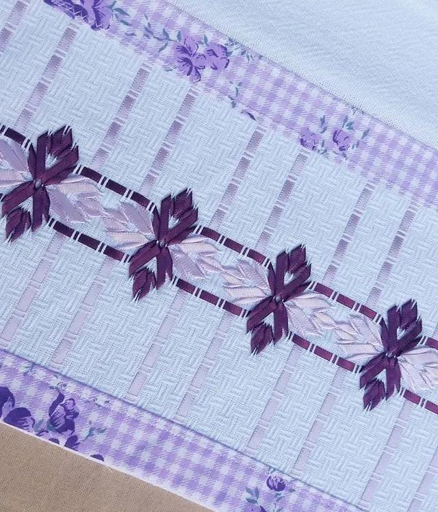 美不胜收的丝带绣,会不会针法都可学会,快收藏!附7款花叶针法