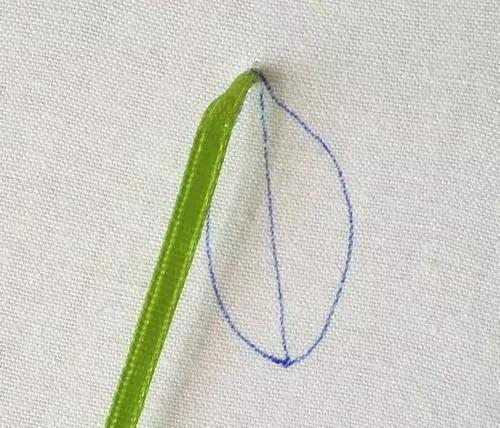 美不胜收的丝带绣,会不会针法都可学会,快收藏!附7款花叶针法