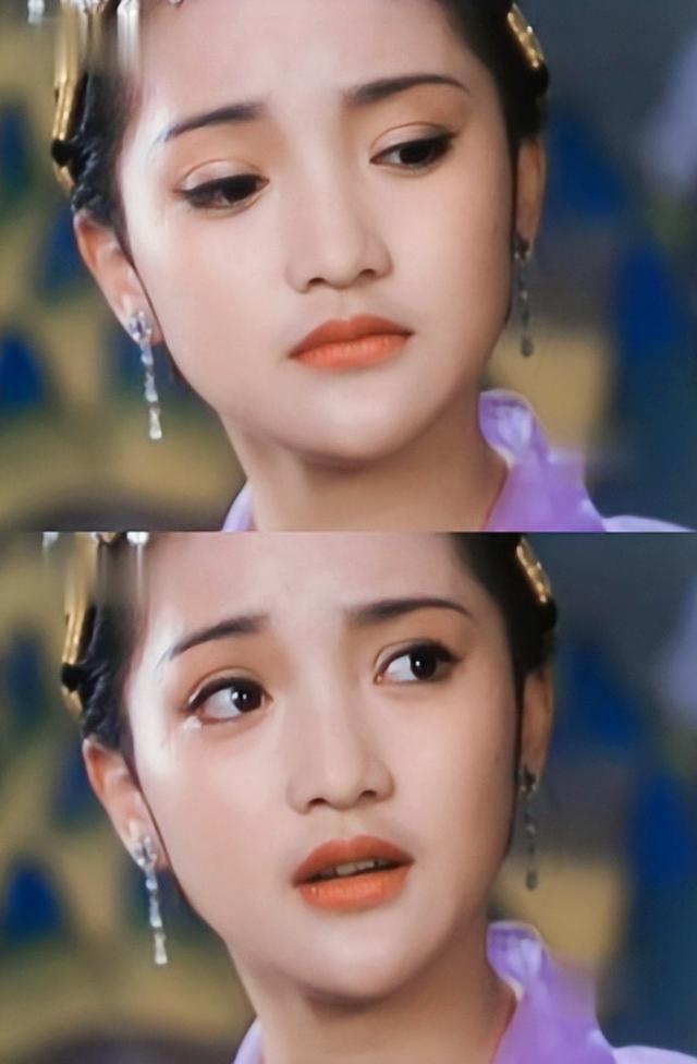 17岁的周迅，像个小精灵，粉嘟嘟的脸蛋好萌