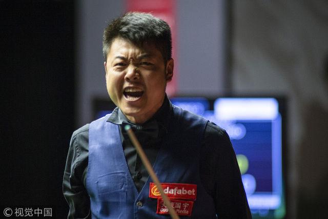 梁文博轰出人生第二杆147,然后就吼出开炮、开炮……