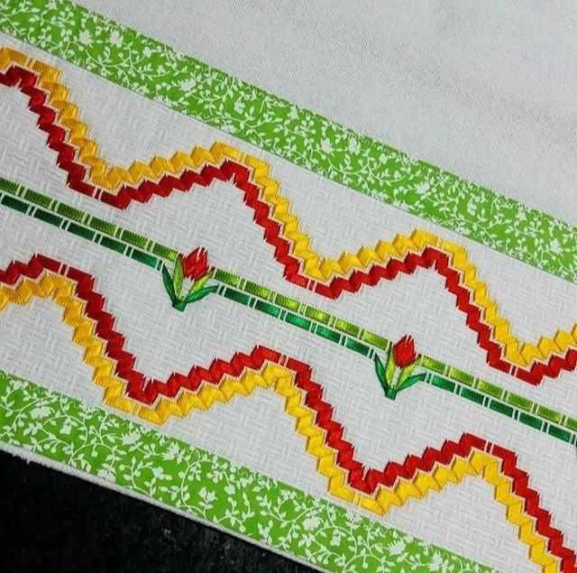 美不胜收的丝带绣,会不会针法都可学会,快收藏!附7款花叶针法