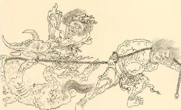 国画艺术家吴道子1200年前为保名誉，画神作地狱变相图