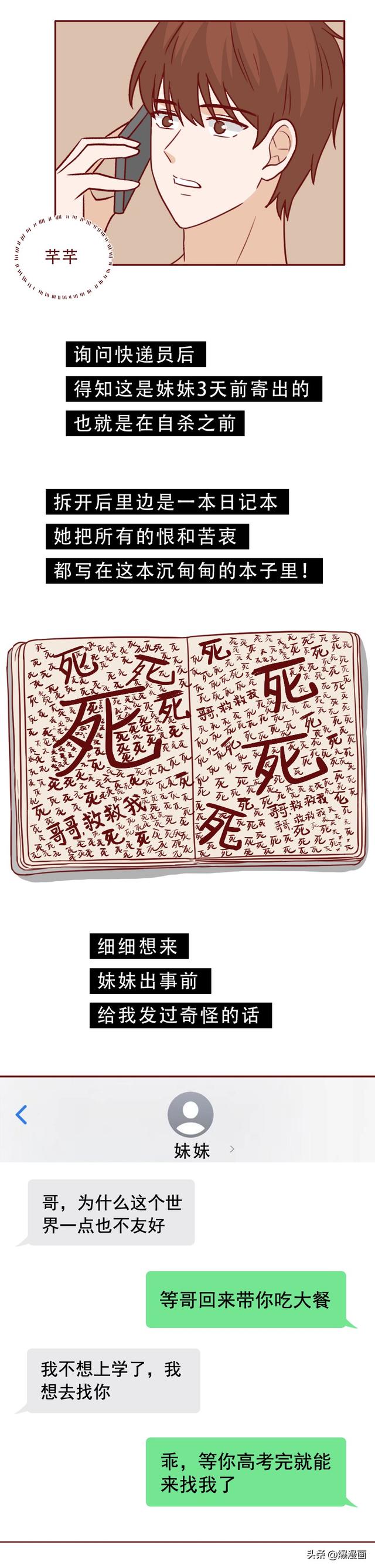 16岁的妹妹被同学侵犯,哥哥隐忍10年为其复仇,人性漫画