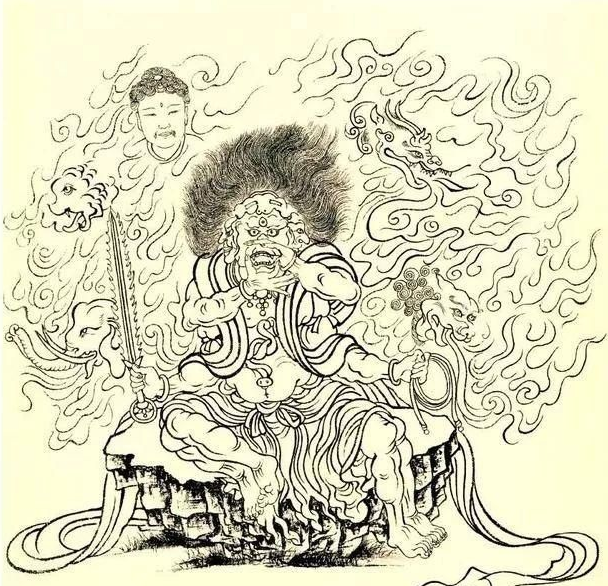 国画艺术家吴道子1200年前为保名誉，画神作地狱变相图