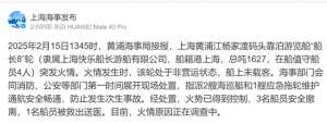 上海怎么了(上海黄浦江一游览船发生火情，官方通报：船上未载客，3名船员安全撤离，1名船员被送医)