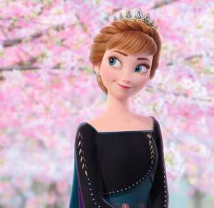 冰雪奇缘安娜图片(唯美风艾莎女王和安娜公主冰雪奇缘2 超清手机壁纸大图)