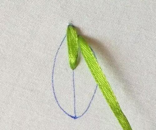 美不胜收的丝带绣,会不会针法都可学会,快收藏!附7款花叶针法