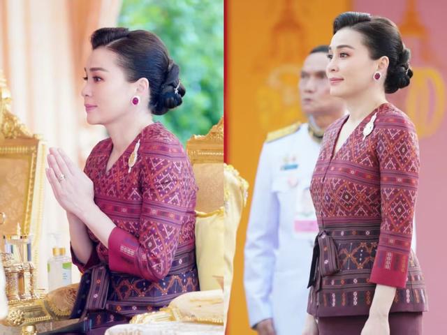 泰王携手苏提达同框唐人街,身边无新欢,王后脚踩恨天高如履平地