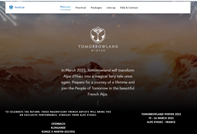 Tomorrowland分站是否有望正常举办？