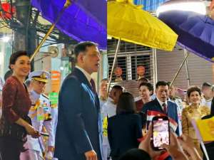 泰王(泰王携手苏提达同框唐人街，身边无新欢，王后脚踩恨天高如履平地)