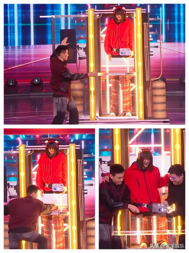 春晚魔术表演大变活蛇和高科技版人体切割术,看着真的好吓人。