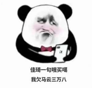 马云表情包(搞笑表情包：佳琦一句哦买噶，我欠马云三万八)
