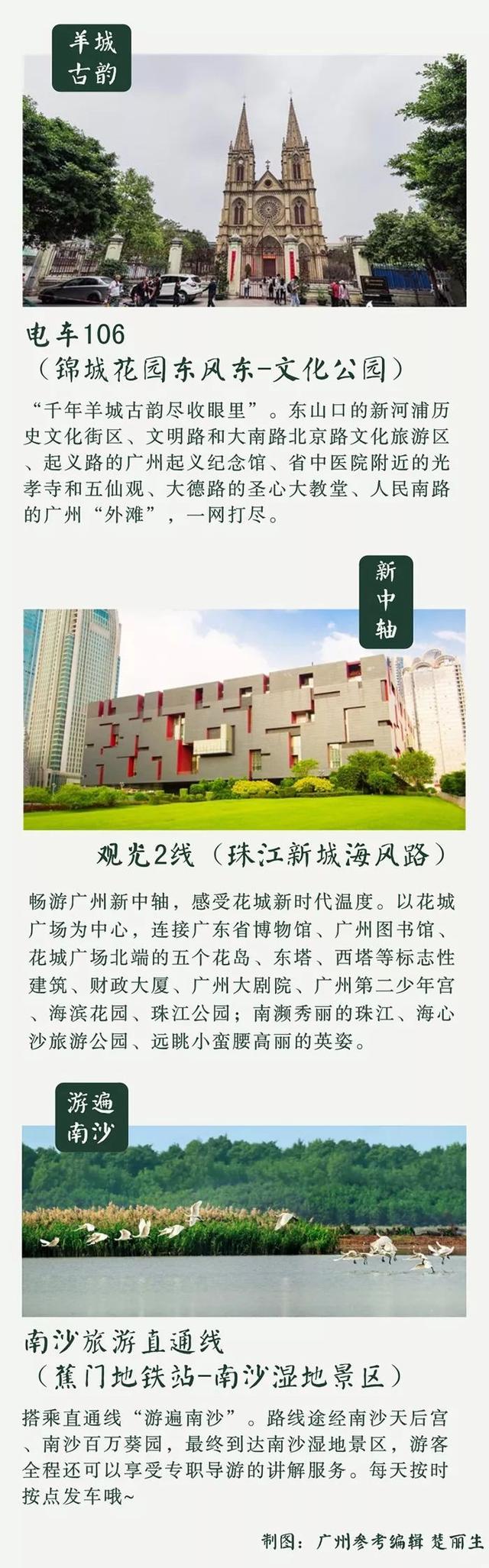 边度最广州？搭这15条公交线就够了！收下这份游车河地图