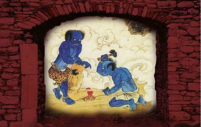 国画艺术家吴道子1200年前为保名誉，画神作地狱变相图